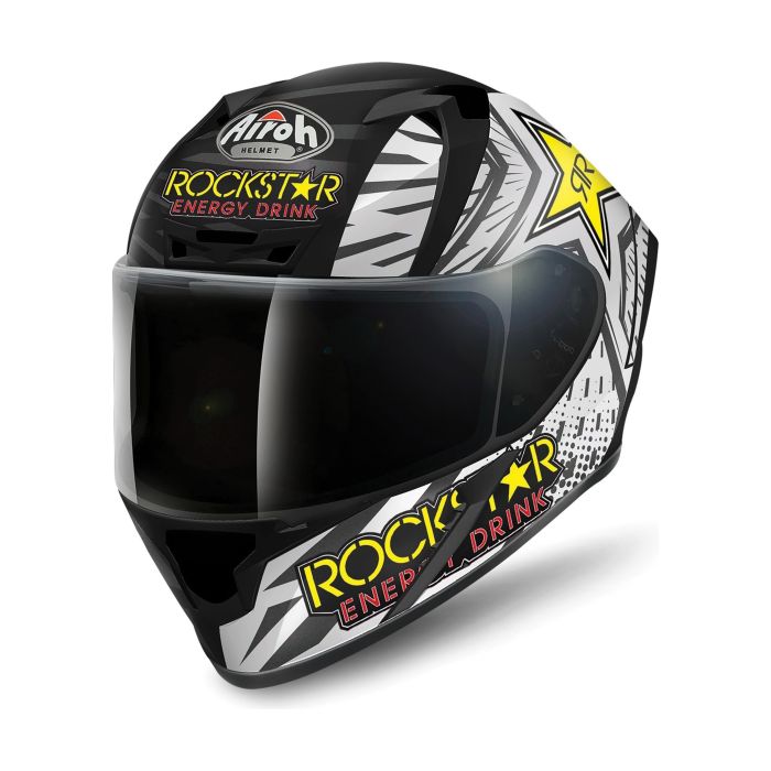 Airoh Valor Full Face Motorcycle Helmet - Rockstar