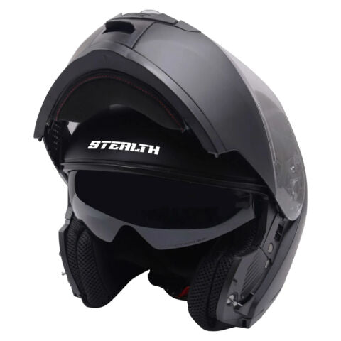 Stealth V159 Motorcycle Helmet Matt Black