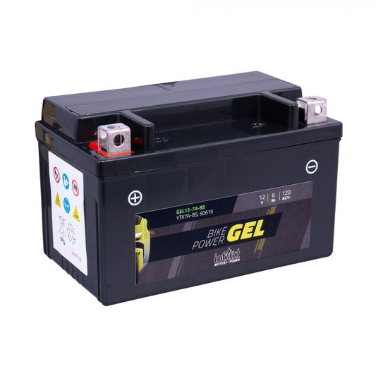 intAct YTX7A-BS / 50615 Gel Bike-Power Battery