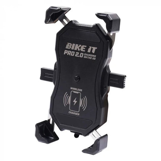 Bike IT MOTORCYCLE PRO 2.0 PHONE HOLDER WIRELESS PHONE HOLDER CHARGER + USB