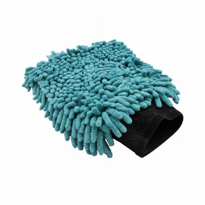 BikeTek 2-IN-1 Long-Pile Chenille & Sponge Wash Mit