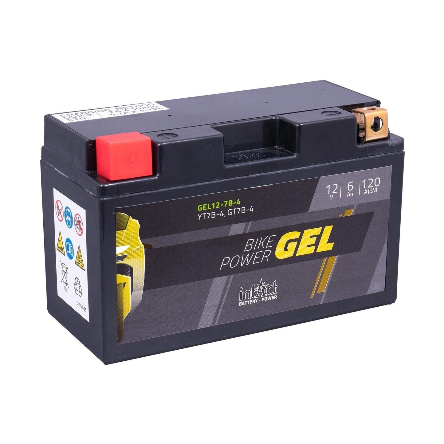 IntAct Gel Bike-Power Moto Motorcycle Battery YT7B-4 / GT7B-4