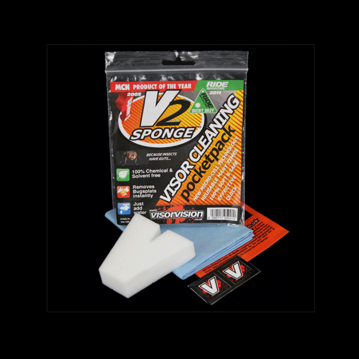 V2 Sponge Visor Cleaning Pocket Pack